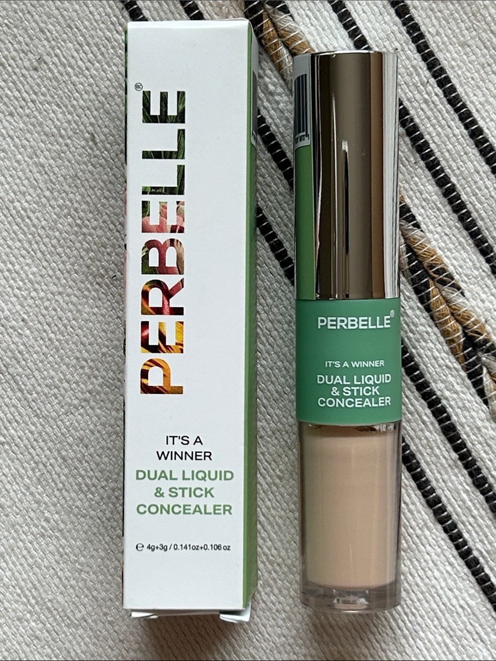 PERBELLE It’s a Winner Dual Liquid & Stick Concealer P1 Light | 2-In-1 NEW